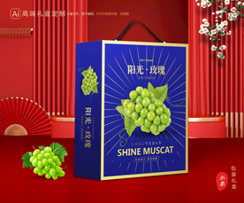 阳光玫瑰包装 葡萄礼盒