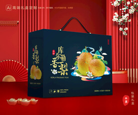 香梨礼盒 梨包装