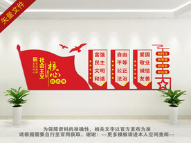 核心价值观文化墙