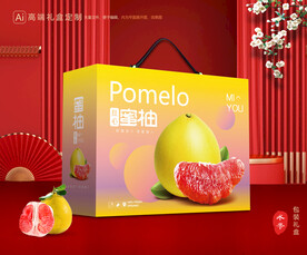 柚子包装 蜜柚礼盒