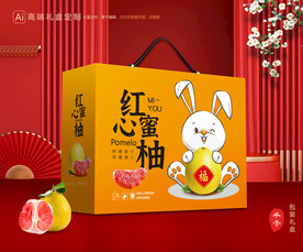 柚子包装 蜜柚礼盒