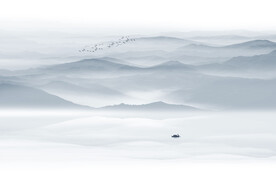 写意水墨山水画