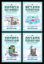保护环境系列海报