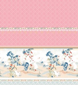 汉服粉色山峰兔子