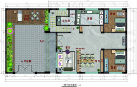 农村建房平面布置图
