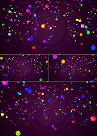 4k绚丽粒子舞台背景AE模板