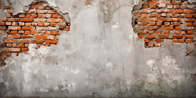 复古斑驳红砖水泥墙背景墙壁画