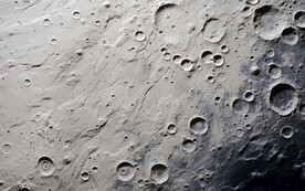 月球背景墙壁画