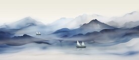 风景山水画