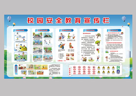 校园安全教育宣传栏
