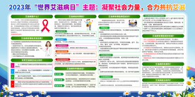 世界艾滋病日展板