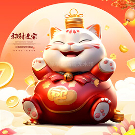 龙年春节喜庆元素