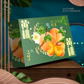 黄桃包装 礼盒