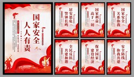 国家安全党建海报