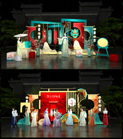 美陈中国风国潮DP点