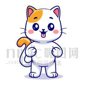 可爱卡通小猫咪