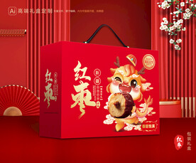 红枣包装 灰枣礼盒