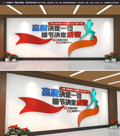 企业正能量励志标语文化墙