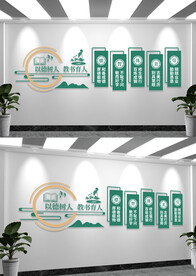 以德树人师风师德建设宣传文化墙