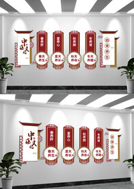 望闻问切中医宣传文化墙