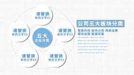 干净简洁企业科技分支板块分类A