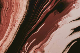 褐色流体渐变科技线条背景