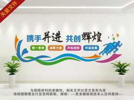 团队精神文化墙