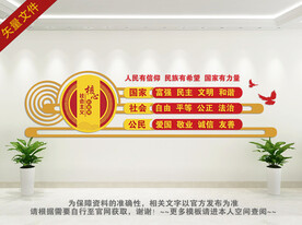 核心价值观文化墙