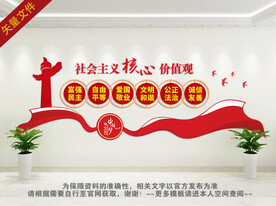 核心价值观文化墙