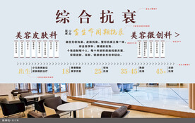 医美抗衰装饰墙