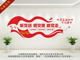 党员会议室文化墙