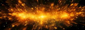 金色光斑炫彩大爆炸背景