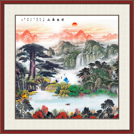 五岳独尊泰山日出