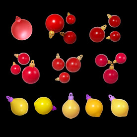 单层免抠透明3d圣诞元素