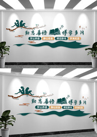 图书馆阅览室文化墙