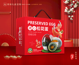 松花蛋包装 皮蛋礼盒