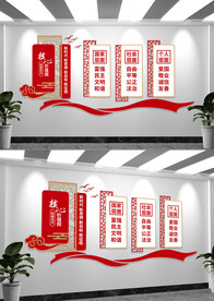 社会主义核心价值观文化墙