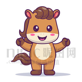 可爱卡通小马