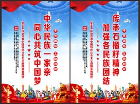 民族团结海报