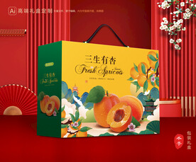 杏包装 黄杏礼盒