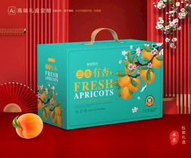 杏包装 黄杏礼盒