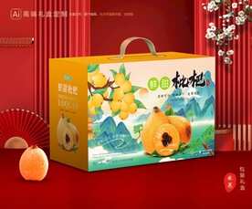 枇杷包装 水果礼盒