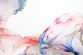 炫彩水彩水墨装饰画背景