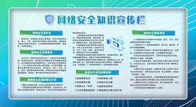 网络安全宣传栏展板