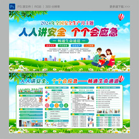 安全生产月展板