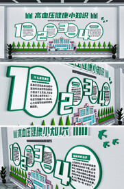 高血压知识宣传文化墙