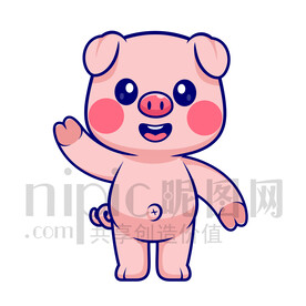 卡通小猪