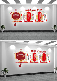 五好党员标准党建文化墙