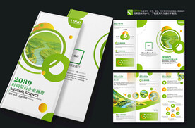 畜牧业农业猪饲料三折页