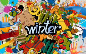 个性创意涂鸦背景墙